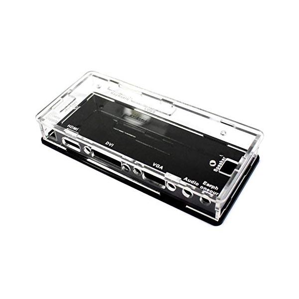 素材：透明のアクリル板基板を保護するだけに留まらず、配線の整備をより安全、便利な機能付き適用M.NT68676 HD DVI VGA LCDコントローラー基盤発送明細: 1* アクリルケースヒント: LCDコントローラー基盤付属しません,ご...