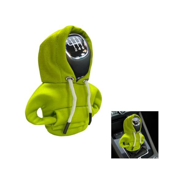 スタイリッシュで実用的なデザイン :シフトノブパーカーカバーでシフトノブをスポーティなスタイルに変えましょう。車のインテリアに心地よいタッチを加え、ギアシフトを暖かく保ちます。パッケージ内容:ギアシフトパーカー1枚、パーカー用ネックレス(ラ...