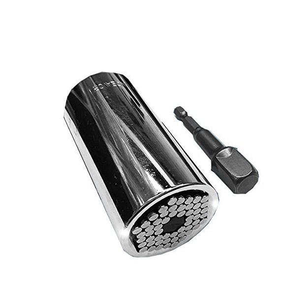 BIGサイズの万能ソケット!! 大人気の万能ソケットにビッグサイズ登場!!11*32mmまで対応しているので、これまでよりもさらに使いやすくなりました!!回したいナットやボルトを本体に挿し込むだけでＯＫ　自動で形状を合わせてくれるので、ソケ...