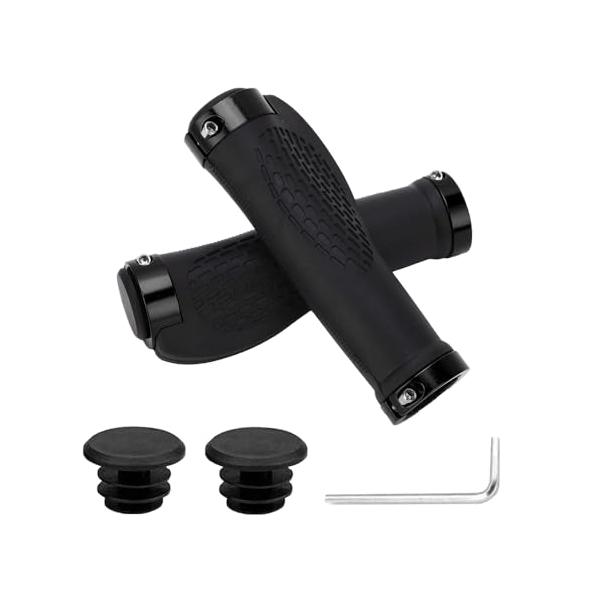 セット内容 自転車 グリップ 1ペア *六角レンチ*1*ハンドルプラグ 1ペア  高品質の素材 この自転車ハンドルバーグリップは高品質の TPR ゴムで作られており、優れた柔軟性と耐老化性を備えています。 取り付け簡単  このグリップは、ハ...