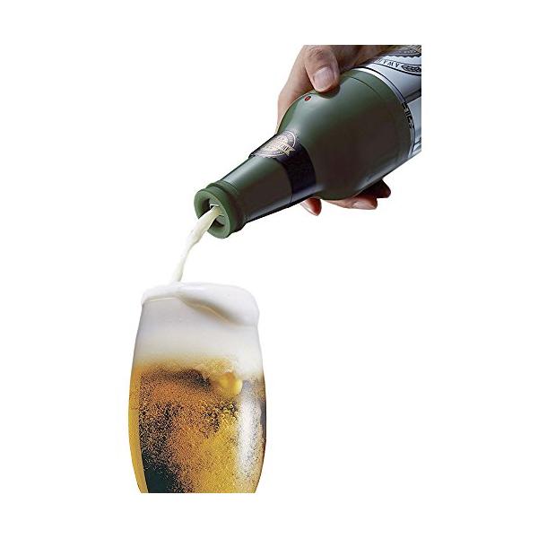 商品サイズ:(約)67&amp;times;67&amp;times;132mm泡:いつもの缶ビールに装着するだけで、マイスターが入れたようなきめ細かいクリーミーな泡が楽しめる。使い方:まず、方向に気を付けて(取説付属)缶ビールにはめ込む。...