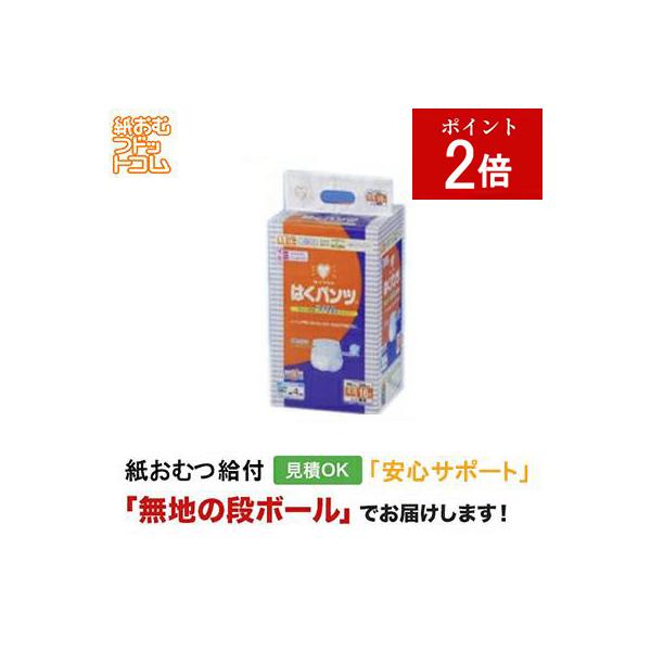 イワツキ はくパンツ スリムタイプ ＬＬサイズ16枚 大人用紙おむつ パンツタイプ 大人用紙おむつパンツ 尿漏れパンツ 失禁パンツ 紙パンツ