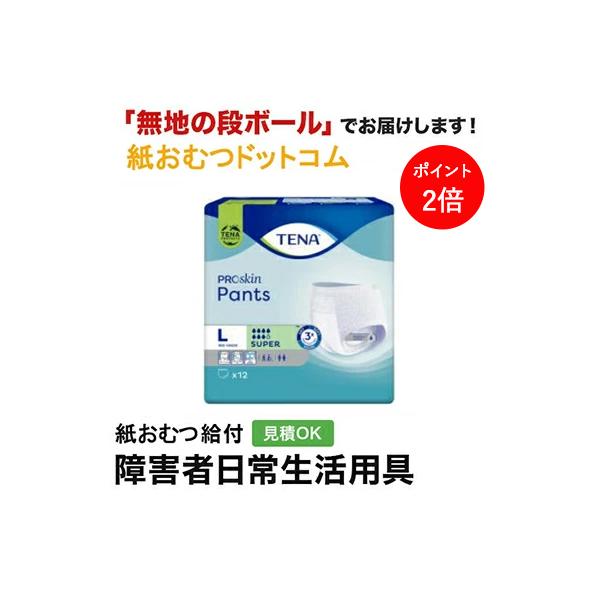 TENA（テーナ） パンツ スーパー Lサイズ 12枚入 大人用紙おむつ