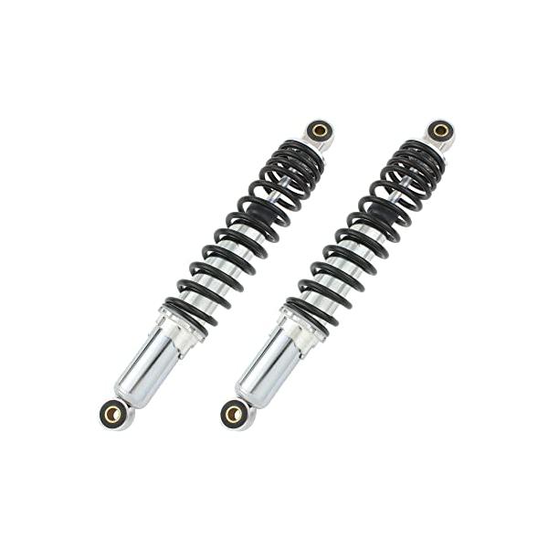 SHIFT UP (シフトアップ) モンキーリアショック Type-1 330mm メッキボディ/ブラックスプリング 2本入り 205330-3 :m2c1ae590f53:カミツレ堂 通販 ABP エービーピー フォークブーツ SR400