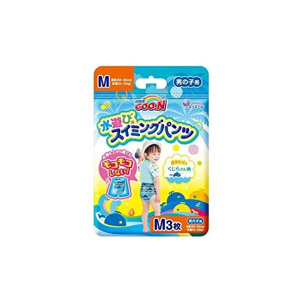 ◇水にぬれてもふくらまない。◇男女共有仕様の使いきりタイプの水着◇お子さまに履かせたくなるかわいらしい海の仲間たちのデザイン（男の子用はくじら柄）◇薄型なので水着の中に履いていてもモコモコしない◇水の中でも動きやすく、ズレにくい◇スタンディ...
