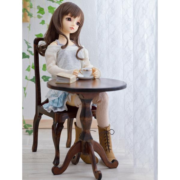 ドールチェア セットC (肘無しチェア1脚 + ドールテーブル ドールチェア セットC (肘無しチェア1脚 + ドールテーブル