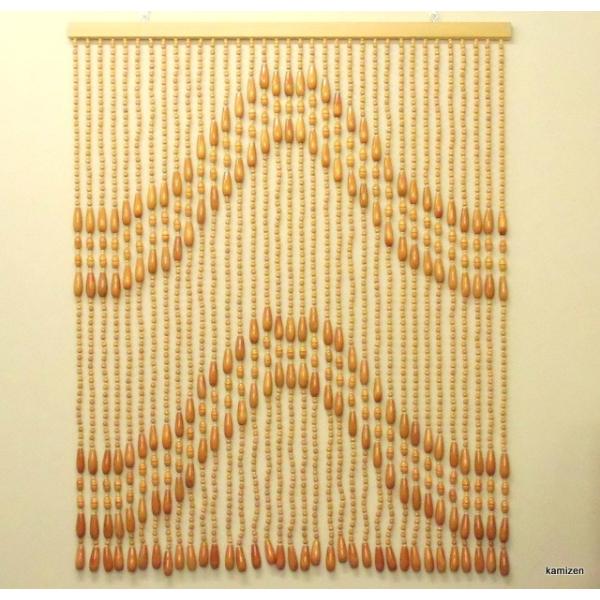 珠のれん 85x120cm ベージュ ヒョウトク 珠のれん 85x120cm ベージュ ヒョウトク 31-010_2.jpg