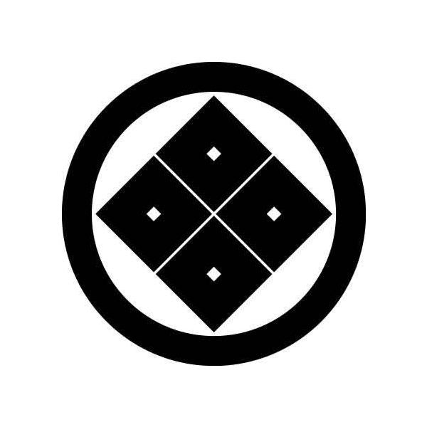 家紋 家紋額 丸に隅立四目 家紋額の販売 インテリア家紋額 家紋グッズ 開運グッズ プレゼント贈り物家紋額 家紋一覧 家内安全 商売繁盛 戦国武将 Buyee Buyee Japanese Proxy Service Buy From Japan Bot Online