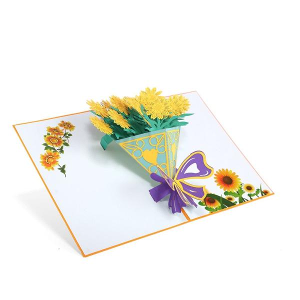 Heartmoon 立体ポップアップ グリーティングカード 父の日 感謝状 卸直営 記念日 手作りのメッセージカード 誕生日プレゼント