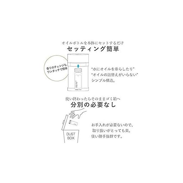 Aromic Style 毎日がバーゲンセール アロマディフューザー アロミック フロー ホワイト 本体