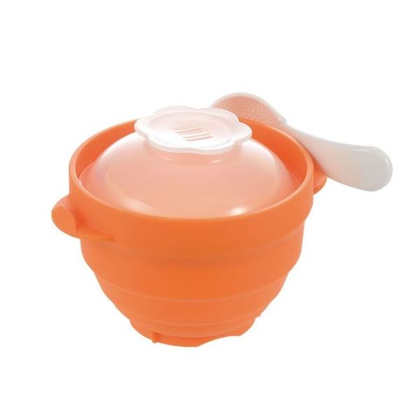 ベビー食器 物品 せいろ 蒸し器 リッチェル Richell 離乳食シリコーンスチーマー Baby おしゃれ 日用品 赤ちゃん キッチン 便利