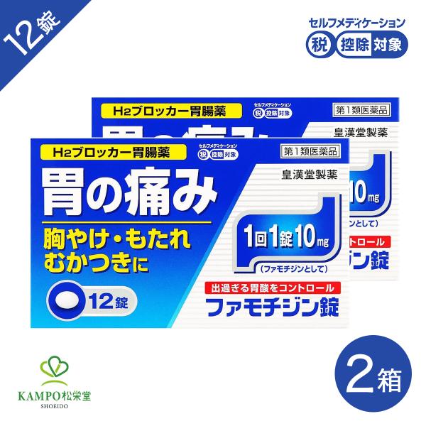 ファモチジン錠「クニヒロ」は、Ｈ２ブロッカー薬のファモチジンを含有する胃腸薬です。過剰な胃酸の分泌を抑制し、胃粘膜の修復を早め、胃痛、胸やけ、もたれ、むかつきの症状を緩和します。◎効果・効能胃痛、もたれ、胸やけ、むかつき（本剤はH2ブロッカ...