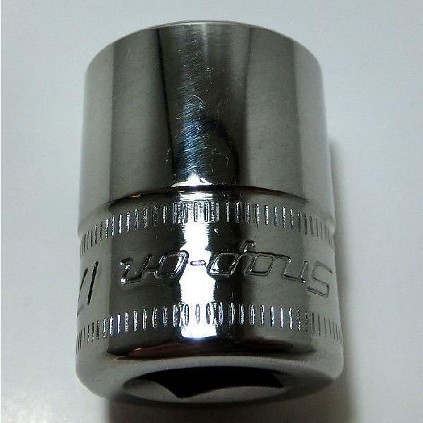 Snap-on (スナップオン) 3/8 差し込み 12角 ショート ソケット 17mm FM 