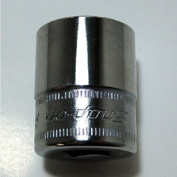 Snap-on (スナップオン) 3/8 差し込み 12角 ショート ソケット 18mm FM  