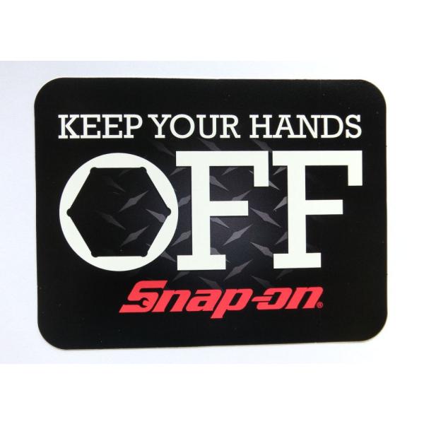 Snap-on (スナップオン) ステッカー ハンズオフ USA純正 並行輸入品