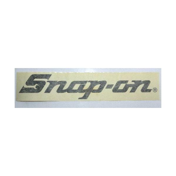 Snap-on (スナップオン) ステッカー 切り抜き ブラック 黒 大 USA純正 並行輸入品