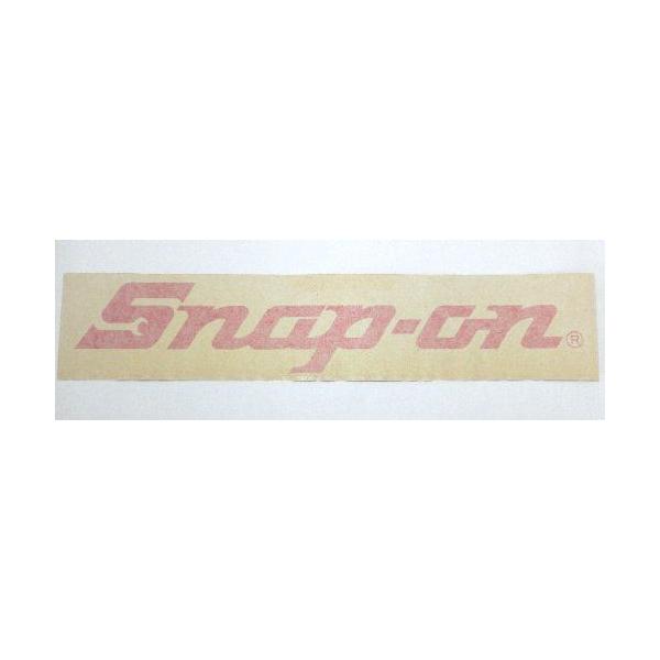 Snap-on (スナップオン) ステッカー 切り抜き レッド 赤 大 USA純正 並行輸入品