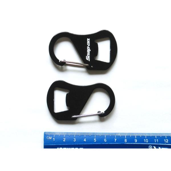 Snap-on (スナップオン) カラビナ型キーホルダー黒 並行輸入品