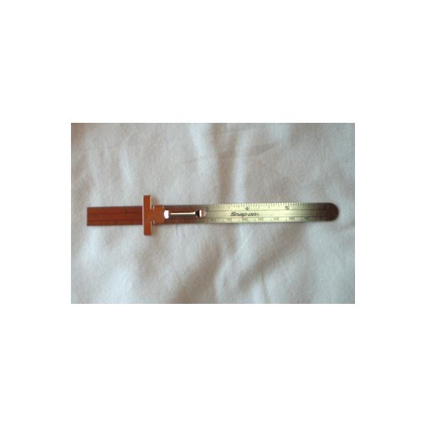 ミリサイズ、インチサイズどちらも測れます。 クリップ部分を使えばタイヤの溝の深さも測れる “デップスゲージ”にもなっちゃうスグレ物！