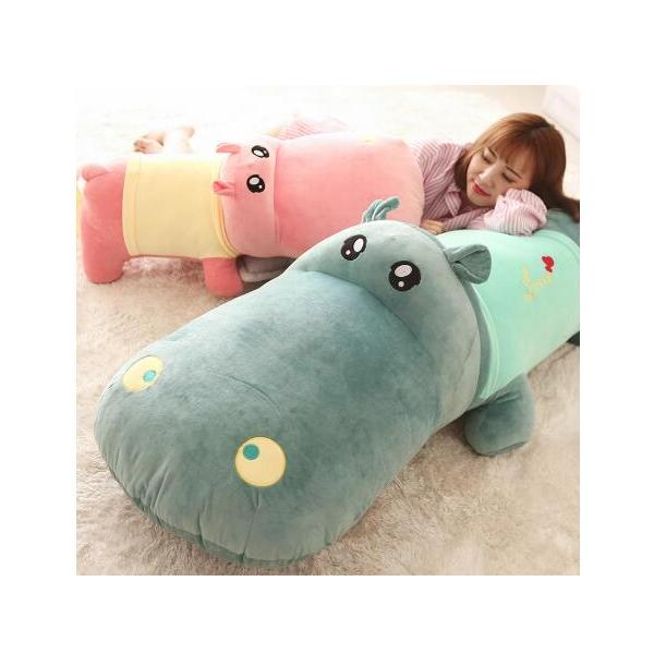 抱き枕 ぬいぐるみ カバ 大きい 部屋飾り 可愛い ふわふわ おもちゃ 誕生日 彼女 プレゼント クリスマス 贈り物 リアルぬいぐるみ カバ縫いぐるみ