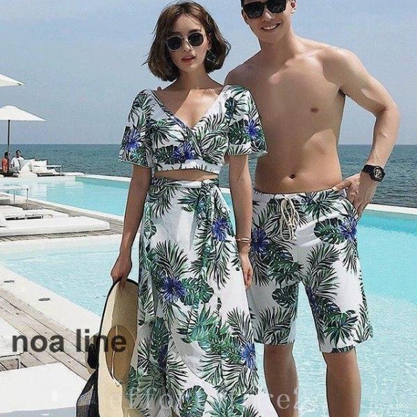 水着 レディース ビキニ 短パン パレオ付き 体型カバー ママ水着 大学生 リゾート 旅行 ハワイ グアム 沖縄 20代 30代 40代 50代