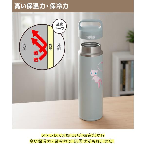 �T�[���X �^��f�M ���� �|�P���� 600ml �ۉ� �ۗ� ������t�� �ې􂢉\ | THERMOS �}�O�{�g�� �s�J�`���E �C�[�u�C ���^���� �~���E ���킢�� ���i�摜2