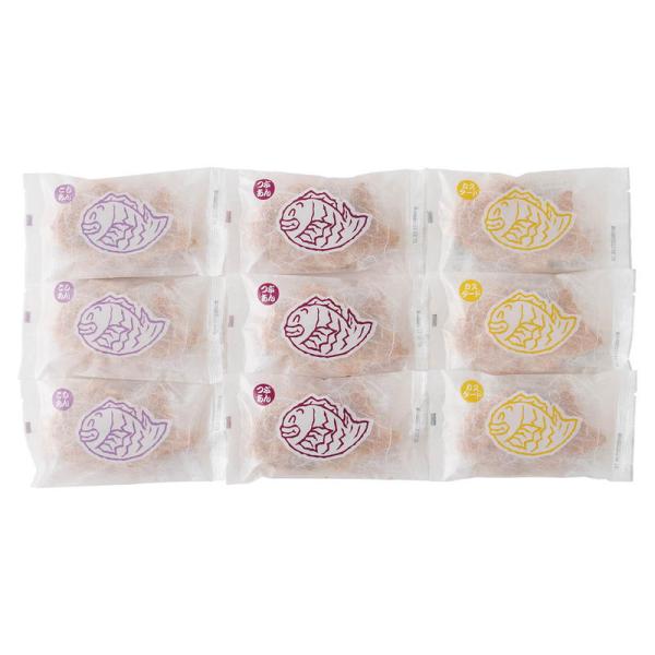 [Release date: March 1, 2025]■商品説明風味豊かな北海道小豆を使用した特製あんと焼き加減が絶妙な皮のバランスをお楽しみください。粒あん・こしあん・カスタードの３種のお味をお届けします。■商品詳細内容：粒あんたい焼...