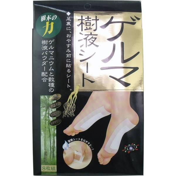 足裏シート ゲルマ 樹液シート 足裏リラックスシート 樹木の力 8枚入 日本製 1002 カナエミナ 通販 Yahoo ショッピング