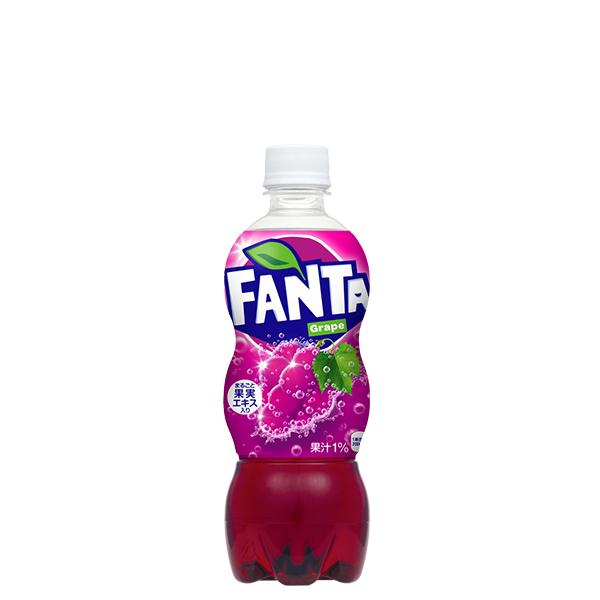 Coca Cola（コカコーラ） ファンタ グレープ 500ml ペットボトル 炭酸