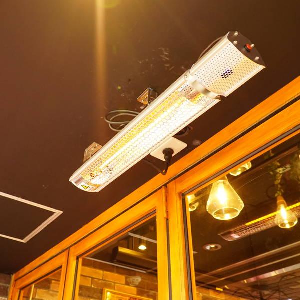 電気ストーブ 防水 防塵 屋外対応 壁面 天井取付タイプ 業務用ヒーター フェアリーヒーター 100V 1000W Chrester（クレスター） 電気ストーブ 防水 防塵 屋外対応 壁面 天井