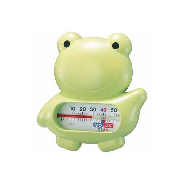 湯温計 水温計 アナログ お風呂の温度計 カエルさん 浮き型 お湯の温度計測 日本製