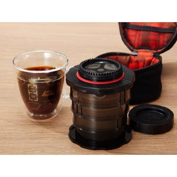 コーヒーメーカー プレス式ドリップ カリタ 小さい 小型 コンパクト 収納ポーチ付き K001 Kalita Kompact カナエミナ 通販 Yahoo ショッピング