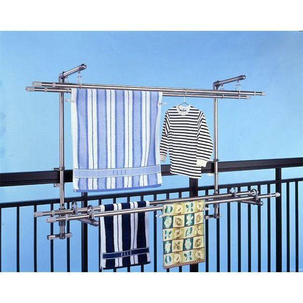 物干し金物 物干し竿 ベランダ取り付け ステンレス製 格子手摺り用 Ma カナエミナ 通販 Yahoo ショッピング