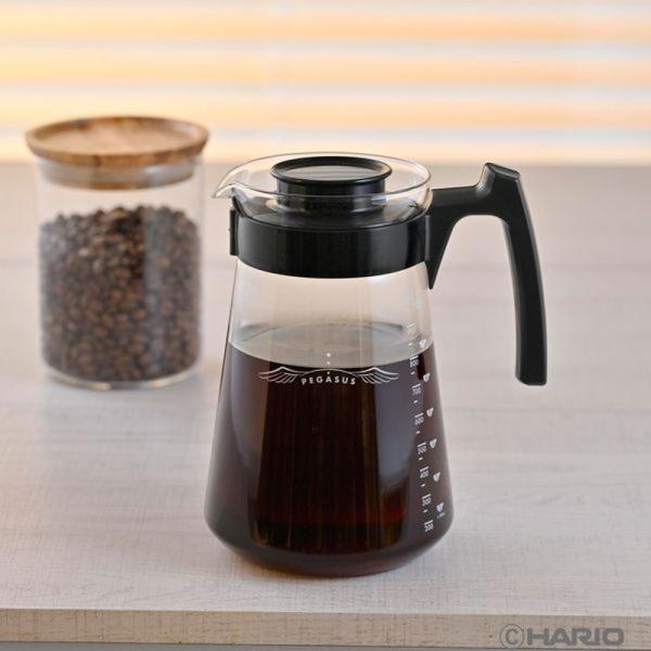 他サイト： コーヒーサーバー 耐熱ガラス製 ハリオ HARIO ペガサスサーバー1000 ブラックの商品画像