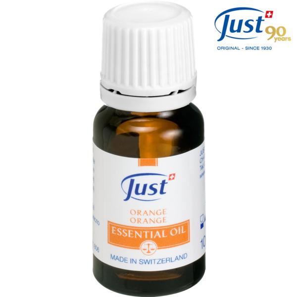 JUST(ユースト) オレンジエッセンシャルオイル 10mL 肌に直接塗れるアロマオイル ナチュラル 直塗りオイル 天然成分 アロマテラピー 精油 マッサージ