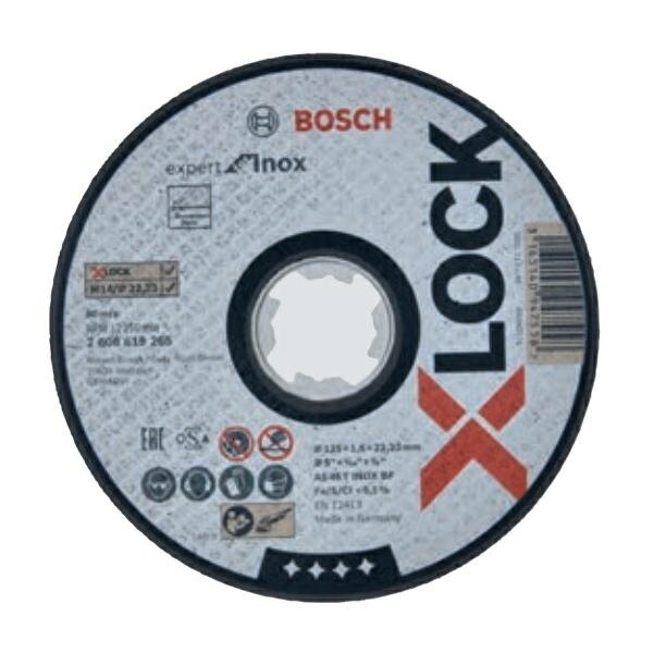 ボッシュ X-LOCK 切断砥石 1枚入 ステンレス用 2608619265 外径125mm BOSCH ネコポス 在庫