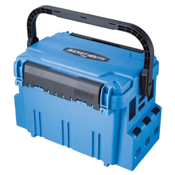 明邦化学工業 MEIHOバケットマウスBM-5000カラー：ブルーBUCKET MOUTH BM-5000■特長座れる収納BOXとして定着したハードボックス「バケットマウス」のシリーズ最少サイズ。強度と収納力、機能性が凝縮されたコンパクトサ...