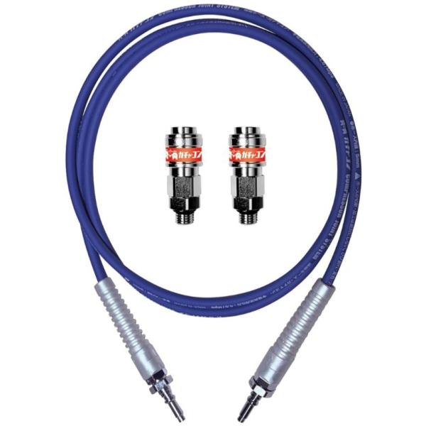 フジマック CJS-2MM 連結ホース ガチャ・コン MAX社xMAX社対応セット ホース長さ2m マッハ MACH 703327 ゆうパケ 。