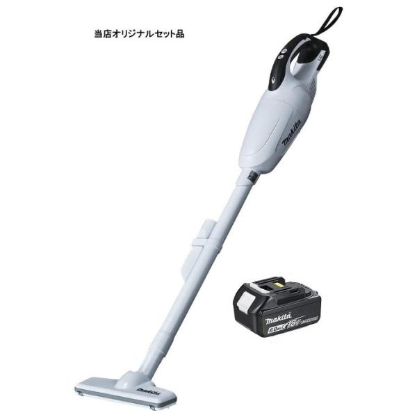 マキタ 充電式クリーナ CL181FDZW(白)+バッテリBL1860B付 カプセル式 18V対応 makita 当店オリジナルセット品 在庫