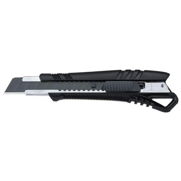 KDS ドラゴングリップオート 鋭黒刃付 L-34A 鋭黒刃(L刃)0.5mm厚 重量76g エラストマラバー ホールドグリップ 安全ロープ取付け穴付 小型便 。
