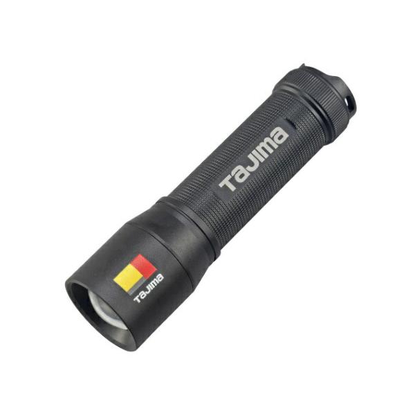 タジマ TAJIMALEDハンドライトH351DLE-H351D遠近で照準ピタリ。スライドフォーカス搭載■特長・ハイ/ローの2モード切り換えプッシュスイッチ・フォーカス機能搭載。スライド式でスポット?ワイド・現場で便利な2段階テールスイッチ...