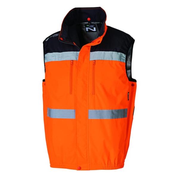 空調服(R) ジーベック 反射ベスト オレンジ L XEBEC 空調服&reg ベスト 反射タイプﾟ XE98025 全3色 | 空調服