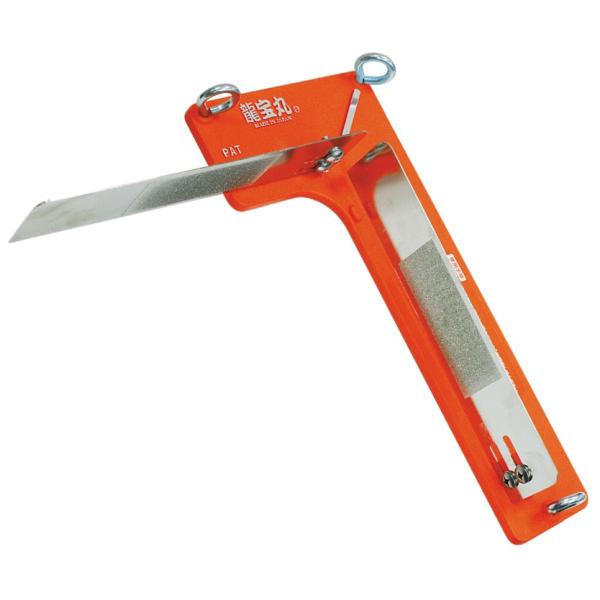 龍宝丸 現場で一発ダイヤモンド研磨機 No.1056 研磨プレート予備1枚付 刈払機用チップソー専用 草刈用チップソーの研磨 対応サイズ190〜305mmまで '