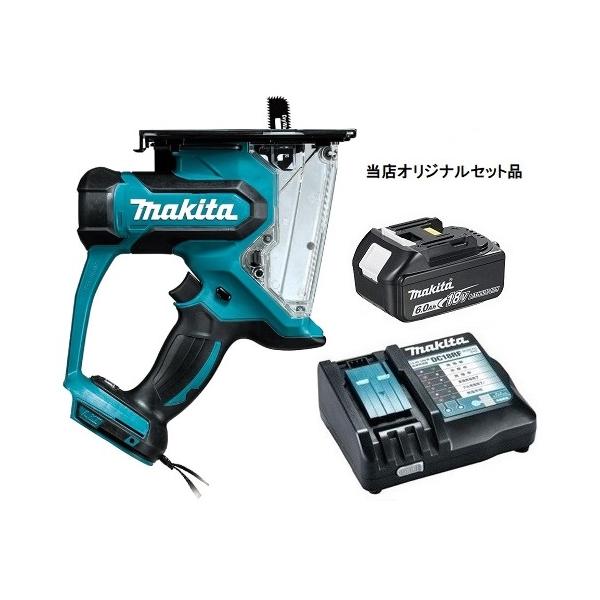 マキタ 充電式ボードカッタ SD180DZ+バッテリBL1860B+充電器 マキタ 充電式ボードカッタ SD180DZ+バッテリBL1860B+充電器