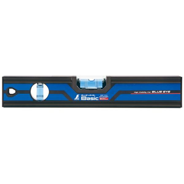 シンワ測定株式会社ブルーレベル Ｂａｓｉｃ 300mm マグネット付製品コード：73490■特長・傷や汚れを防ぐ気泡管カバー付です。※本体は防水構造ではありません。・クリアブルーの溶液とホワイトラインで視認性の高い気泡管を採用しました。※気...