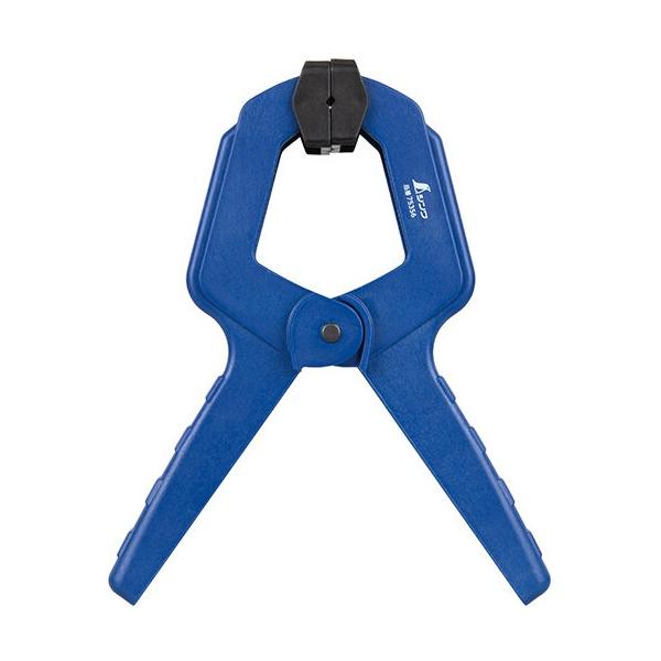 シンワ測定株式会社スプリングクランプ 70mm製品コード：75356■特長・挟むだけでしっかり材料を固定できます。・付け外しが簡単です。■仕様・開口巾：70mm・開口深さ：60mm・締め付け力：145N・材質(本体)：ポリプロピレン樹脂(グ...