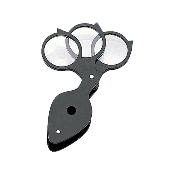 シンワルーペ D 高倍率収納型 3枚組 3.5倍製品コード：75531■特長・高倍率で小さく、収納タイプなので携帯に便利です。・重ねる事で倍率がアップします。2枚で7倍、3枚で10.5倍になります。・ガラスレンズです。■仕様・本体サイズ 5...