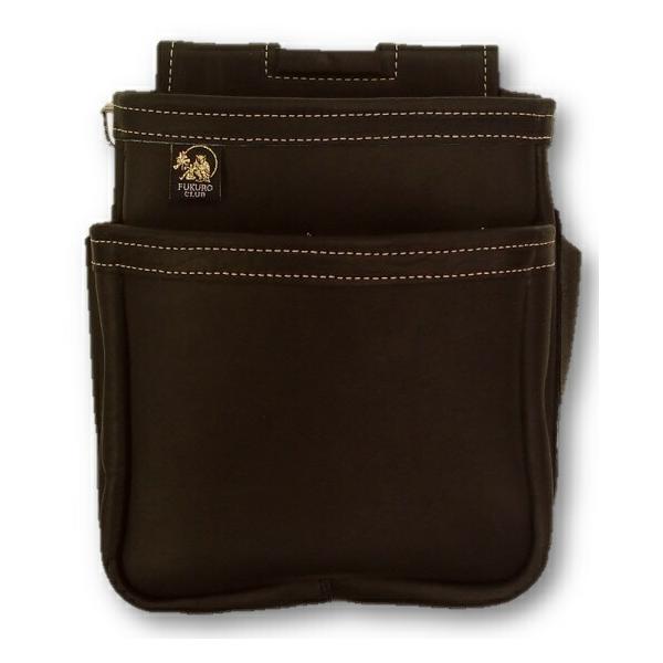 ふくろ倶楽部 朱雀 腰袋 (大) 2段 SZ-875-2 Kip Leather キップ