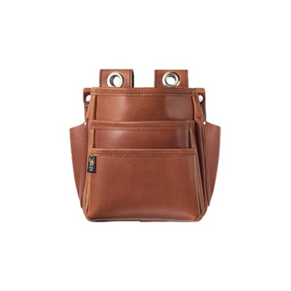 ふくろ倶楽部 SZ-876-3 朱雀 匠威-SYOUI プルアップレザー 腰袋 大 3段