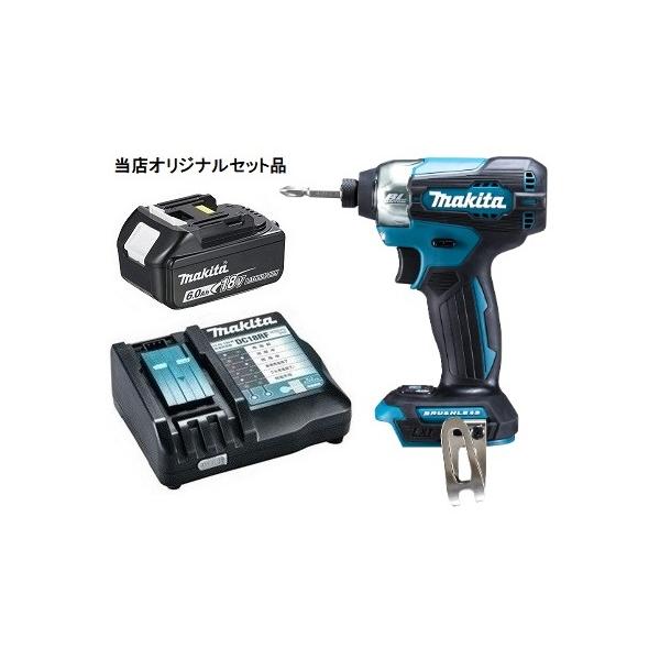 マキタ 充電式インパクトドライバ 青 TD157DZ+バッテリBL1860B+ マキタ 充電式インパクトドライバ 青 TD157DZ+バッテリBL1860B+